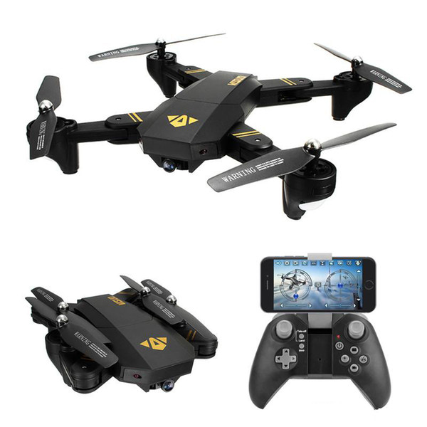 XS809W Quadcopter Aircraft Wifi FPV 2.4G 4CH 6 Axis Altitude Function RC Drone with 720P HD 2MP Camera RC Toy Foldable Drone