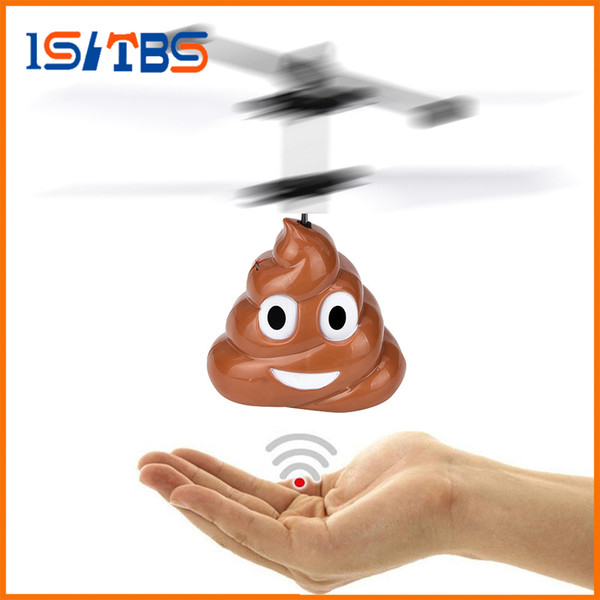 Hot Sale Hand Flying Poop Ball Mini Drone Induction Suspension RC Aircraft Flying Toy Helicopter