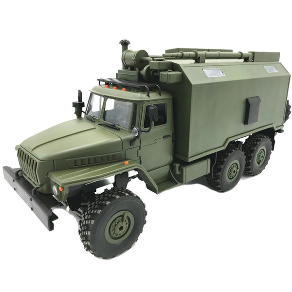 WPL B36 Ural 1/16 2.4G 6WD RC Car Military Truck Rock Crawler Command Communication Vehicle Toy Auto Army Trucks Christmas Gift