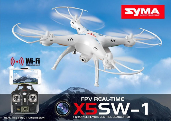 Remote helicopter SYMA X5SW FPV RC Drone Headless Quadcopter with WiFi Camera 2.4G 6-Axis Medium Helicopter Quad copter Model