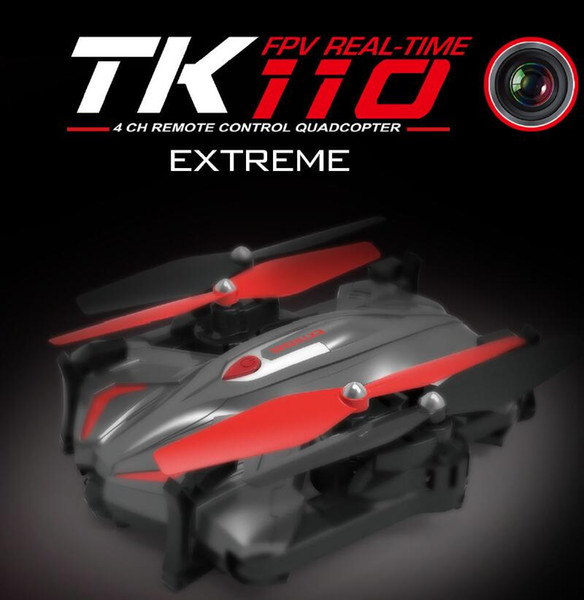 Skytech TK110HW Wifi FPV 720P HD Camera Foldable RC Quadcopter with Flight Plan Route App Control Altitude Hold Drones RTF helicopter