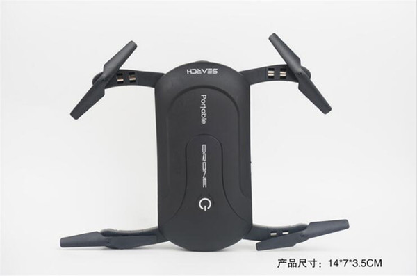 New Mini Selfie Drone With 0.3MP WIFI FPV Camera Foldable Pocket RC Quadcopter SmartPhone Control Quadrocopter Mini Drone