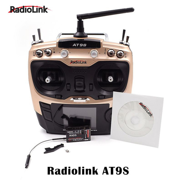 Radiolink AT9S With R9DS receiver DSSS FHSS Double AT9 Upgraded Version 2.4Ghz 10CH Transmitter Remote Control Radio System