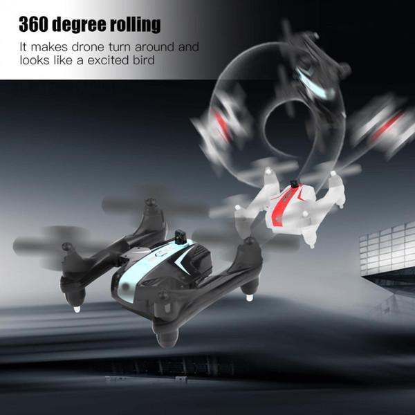 2.4GHz 360 Flips Headless Foldable Mini Drones RC Battle Toy powerful 360 degree 3D rolling Includes 2 drones for kids gifts