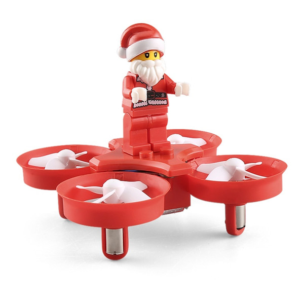 JJRC H67 Flying Santa Claus Mini RC Drone Helicopter 2.4G 4CH 6-Axis RC Quadcopter Toy Brick Christmas Gift for Kids