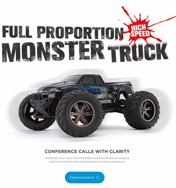 Upgraded RC Big Car 9115 2.4G 1:12 42km/h S911 High Speed Car Supersonic Monster Truck Off-Road Vehicle Buggy V 12428 q39 a959-b