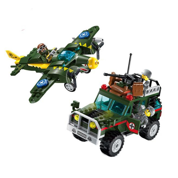 Battlefield Series Assembling Model Children's Educational Toys For Children Over 6 Years Air Attack Armed Vehicles