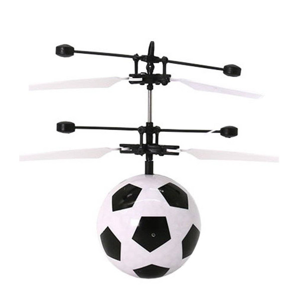 New Suspension Football Sensor Remote Control Infrared Induction Aircraft Kids Toy Flexible fan blades for children over 4 years of age.