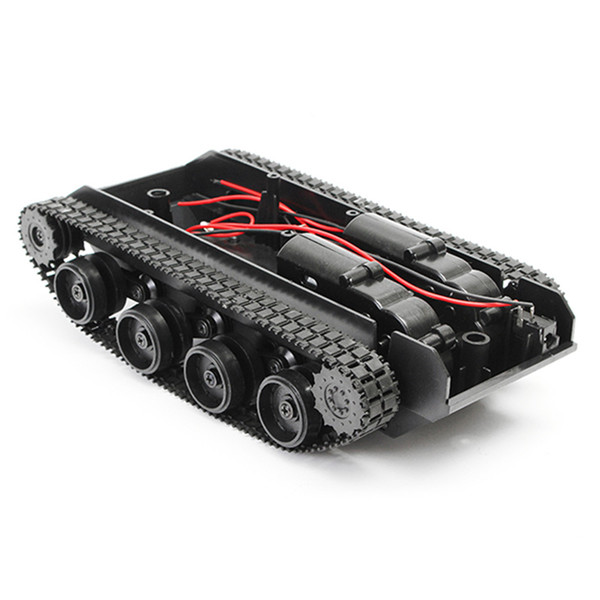 New Arrival 3V-7V DIY Light Shock Absorbed Smart Tank Robot Chassis Car Kit With 130 Motor For Arduino SCM For RC Toys Boys Gift