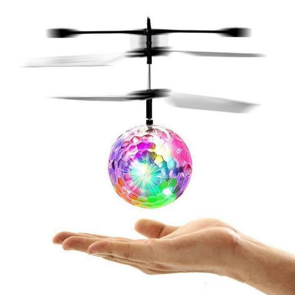 wholesale RC Drone Flying Ball Aircraft Helicopter Led Flashing Light Up Toys Induction Electric Toy Drone For Kids Children Christmas gifts