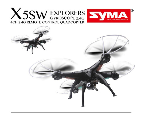 2018 Original Drones SYMA X5SW WIFI RC Drone FPV Helicopter Quadcopter with HD Camera 2.4G 6-Axis Real Time RC Helicopter chenghai Toys