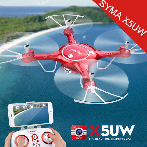 SYMA X5UW Drone with WiFi Camera HD 720P Real-time Transmission FPV Quadcopter 2.4G 4CH RC Helicopter Dron Quadrocopter Drones