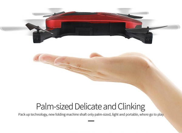 HOT 2.4G Portable JY018 Foldable Mini Selfie Drone Pocket Folding Quadcopter Altitude Hold Headless WIFI FPV Camera RC Helicopter Toys