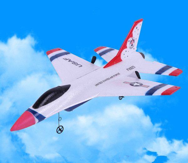 Su35/F16 toy fighter, remote glider, USB charging, drop-resistant EPP foam model aircraft, children's fixed-wing toy combat aircraft.