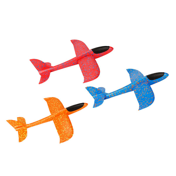 wholesale 3Pcs Outdoor Flying Hand Launch Foam Plane Throwing Glider Airplane 46x48 for Kids Birthday Gift