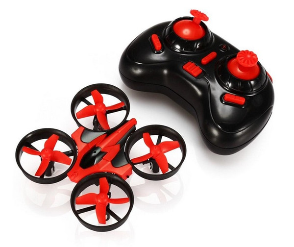 Mini 2.4G 4CH 6 Axis Headless Mode RC Drone Quadcopter RTF- Black Red Mode