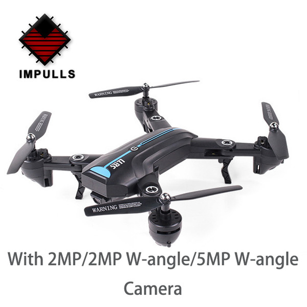 Impulls A6 GPS HD 2MP/5MP Wide Camera Drone With Follow Me Helicopter Surround Flght Quadcopter 3 Types Mode Return-to-home FSWB