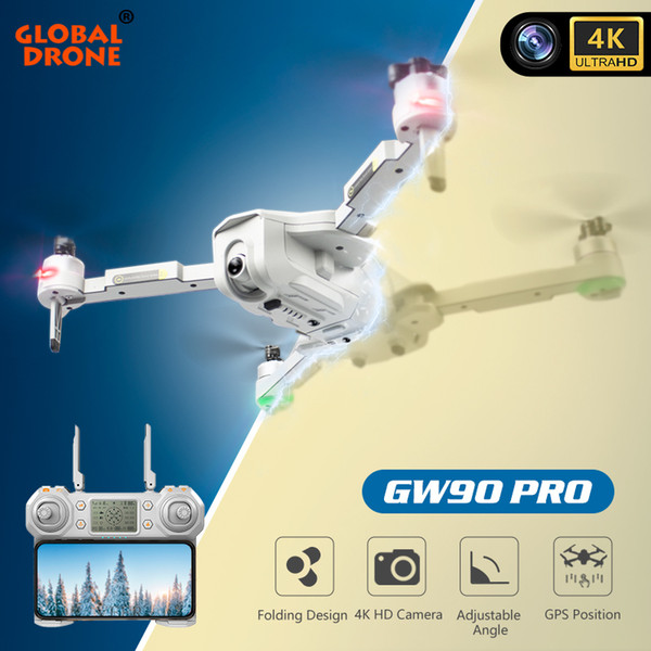 GPS Drone 4K Quadrocopter Follow Me Wifi FPV Long Time Fly Profissional Drones with Camera HD RC Dron VS SG906 K1 E520 F11 PRO