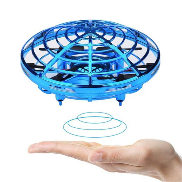 Hot UFO Gesture Induction Suspension Aircraft Smart Flying Saucer With LED Lights Creative Toy Entertainment As A Gift