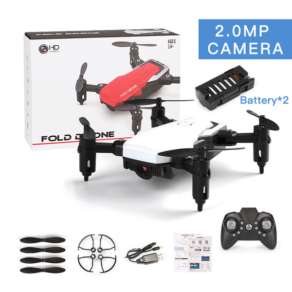 LF606 Wifi FPV RC Fold Drone Quadcopter With 0.3MP 2.0MP Camera 360 Degree Rotating Outdoor Flying Aircrafts DHL