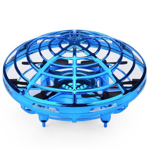 UFO Gesture Induction Suspension Aircraft Smart Flying Saucer With LED Lights Creative Toy for Children