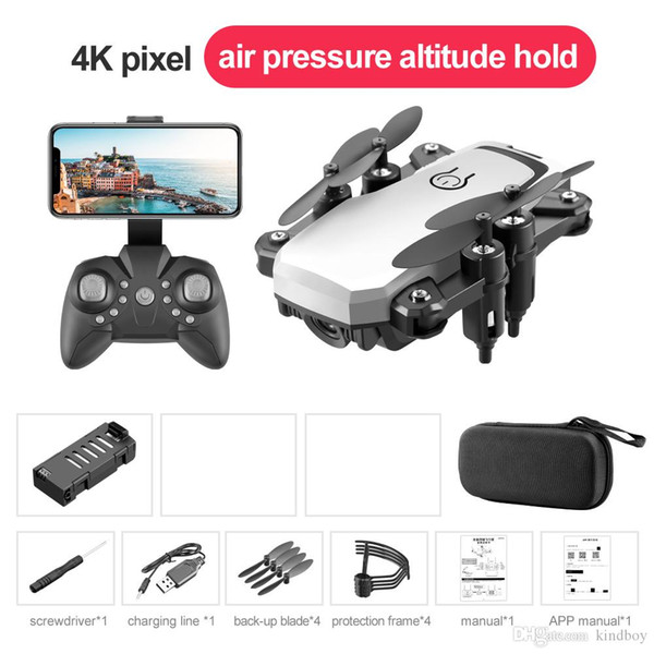 LF606 Wifi FPV RC Drone Quadcopter with 0.3MP Camera ABS Plastic 11*11*3.5 CM 360 Degree Rotating