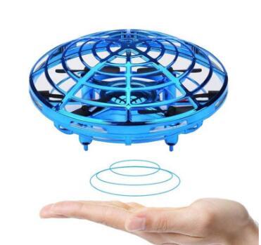 Design UFO Gesture Induction Suspension Aircraft Smart Flying Saucer With LED Lights Creative Toy Entertainment