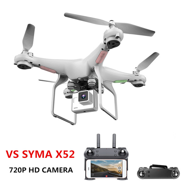 Upgrate New Drone With Camera 720P HD 0.3W White Hover Helikopter VS SYMA X52 Dron RC Drone Full hd Camera Drone Professional 