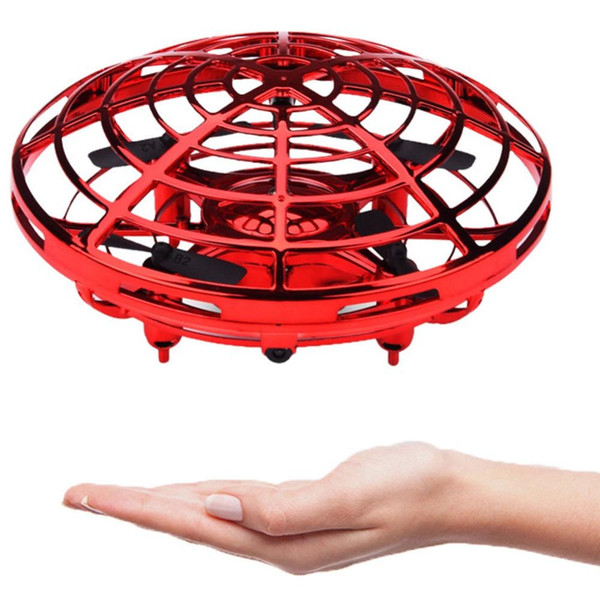 K36 Ufo Intelligent Throw Induction Flying Saucer Infrared Vehicle Suspension Rotation Aircraft Toy Boys Gift