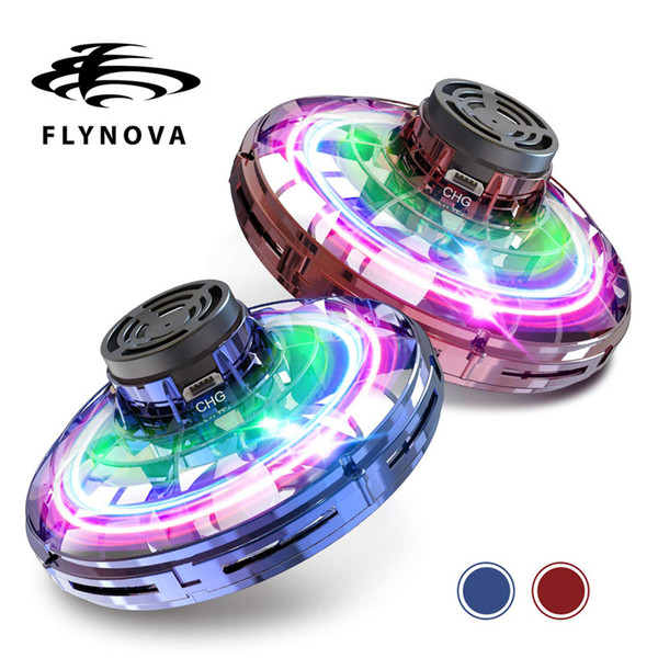 FlyNova UFO Fidget Spinner Toys Flying Toys Decompression Toys 360° Rotating Shinning LED Light Gifts Flying Spinner 04