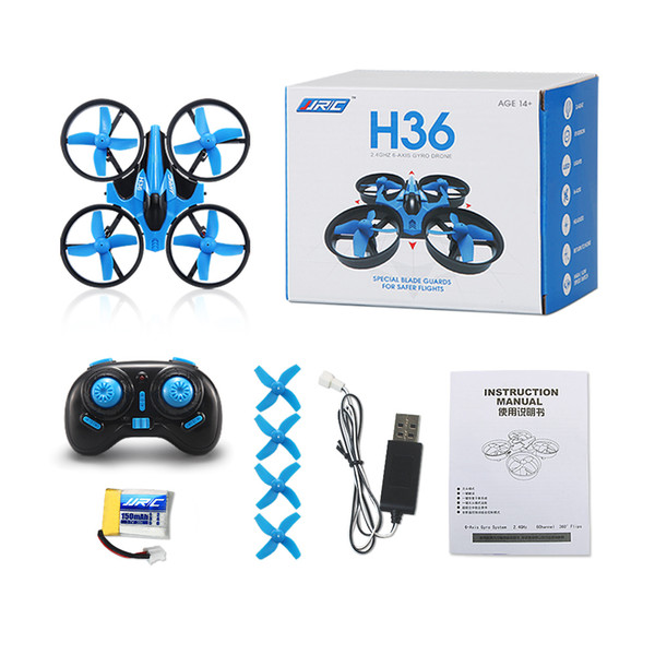 H36 Mini Drone 2.4Ghz 4CH RC Drone One Key Return RC Helicopter Headless Mode Mini Quadcopter Remote Control Kids Toy Gift