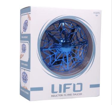 UFO Gesture Induction Suspension Aircraft Smart Flying Saucer With LED Lights UFO Ball Flying Aircraft RC Toys Led Gift Induction Drone DHL