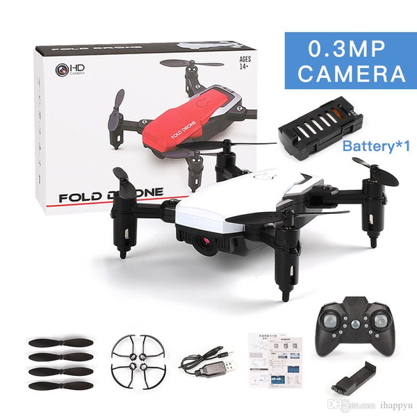 LF606 Wifi FPV RC Drone Quadcopter with 0.3MP Camera ABS Plastic 11*11*3.5 CM 360 Degree Rotating