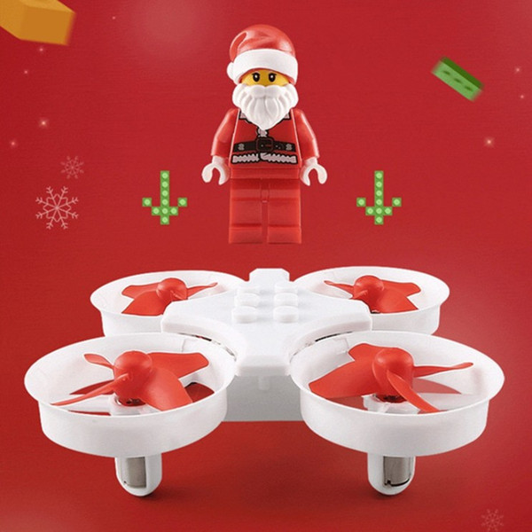 JJRC H67 Mini Drone Flying Santa Claus Brick Sing RC Quadcopter Toy for Kid Christmas Gift