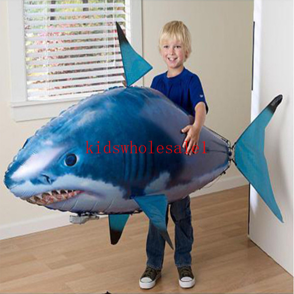 Remote Control Shark Toys Air Swimming Fish Infrared RC Flying Air Balloons Nemo Clown Fish Kids Toys Gifts Party Decoration