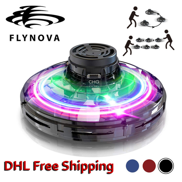 FlyNova Flying Spinner 2020 New UFO Portable Flying Toy 360° Rotation Spinning Fingertip Kids Decompression Gift Toys DHL Free Shipping 04