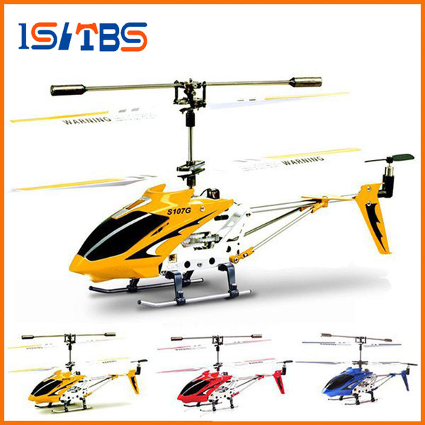 Original Syma S107G 3CH Remote Control Helicopter Alloy Copter with Gyroscope Best Toys Gift RTF Oversea Warehouse