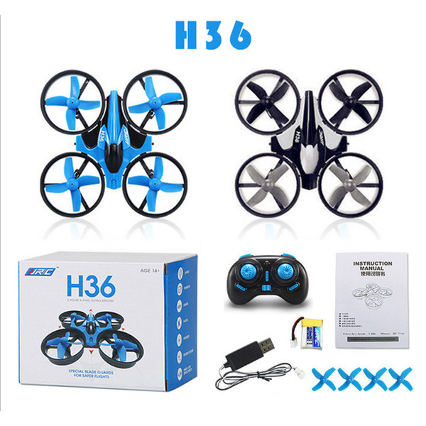 JJRC H36 MIni RC Helicopter Mini Remote Control Aircraft UAV 2.4GHZ Led Mode Return Helicopter Distance 30M 3.7A WX-T100