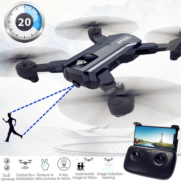 X196 Camera Drone With Camera HD Dron Optical Flow Quadrocopter Altitude Hold FPV Quadcopter Drones RC Helicopter VS SG900 H501S