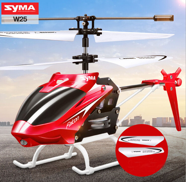 RC Helicopter Remote control aircraft Remote Control Line W25 fall helicopter helicopter drone children's educational electric toy small