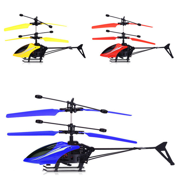 Kids Toys Hot Sale High Quality Flying Helicopter Mini RC Infrared Induction Aircraft Flashing Light Night Market Drone Toys Christmas Gifts