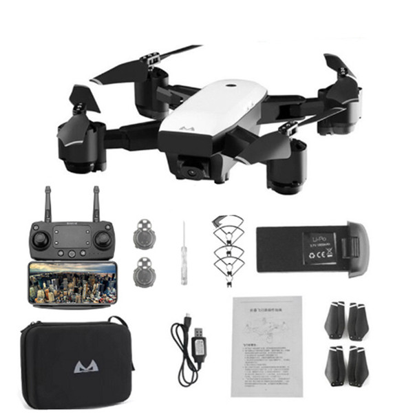 S20 Drone With HD 1080P Wifi Camera Quadrocopter Hovering FPV Quadcopters 5MP Folding RC Helicopter Storage bag toy for boy