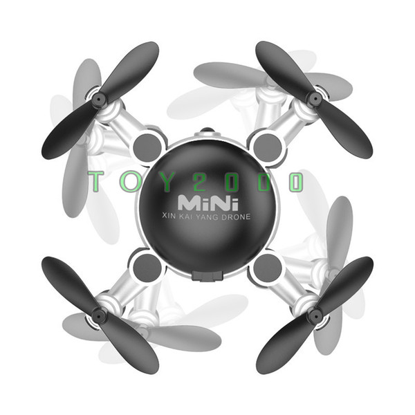 Folding mini four-axis aircraft wifi real-time aerial photography unmanned aerial vehicle fixed high deformation remote control aircraft