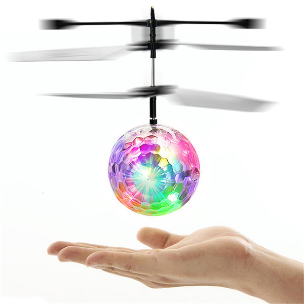 RC Flying Ball Luminous Kid's Flight Balls Electronic Infrared Induction Aircraft Remote Control Toys LED Light Mini Helicopter Gift