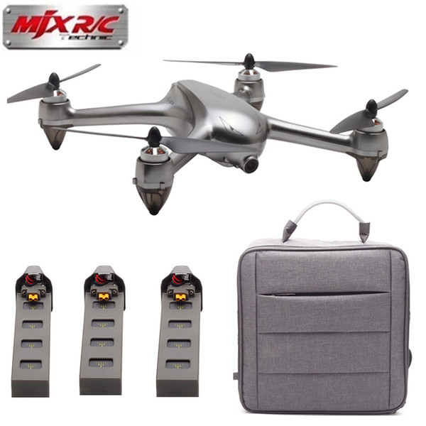 MJX B2SE 5G RC Quadcopter WiFi FPV 1080P Camera GPS Positioning Brushless Altitude Hold RC Drone RTF Follow One Key 3 Batteries