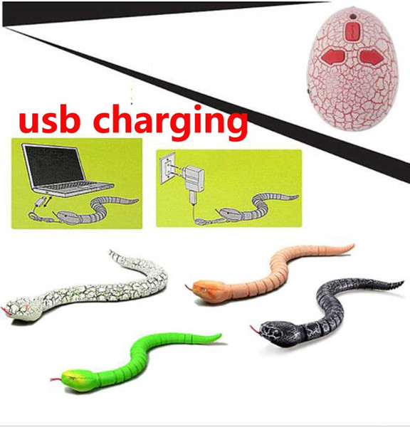 IR RC Animals Rattlesnake Snake Bionic Reptile 3CH Infrared Remote Radio Control Snakes Rattle Snake Tricky Brains Toys XT