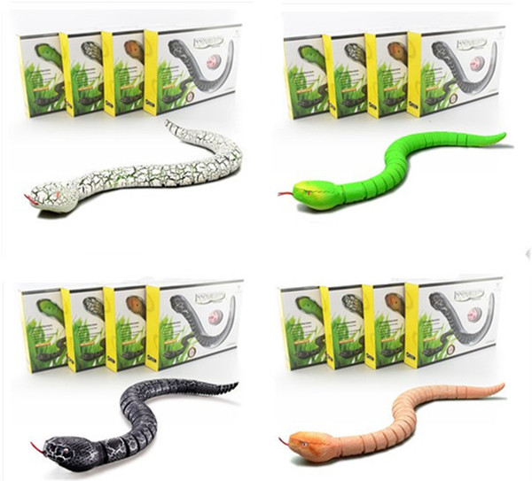 IR RC Ratlesnake Snake Centipede Bionic Reptile Animal 3CH Infrared Remote Radio Control Snakes Chilopod Scolopendra Tricky Brains Toys