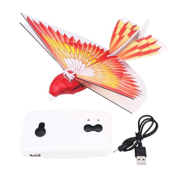 Remote Control Toy RC Animal Flying Bird Toy LED 2.4GHz Remote Control Mini Plane Outdoor Travel Play Toys For Kids Children