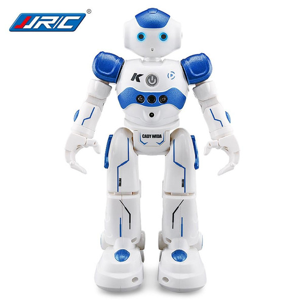 JJRC USB Charging Dancing Gesture Control RC Robot Toy Blue Pink Intelligent RC Robot RTR Obstacle Avoid Movement Programming for Kids Gift