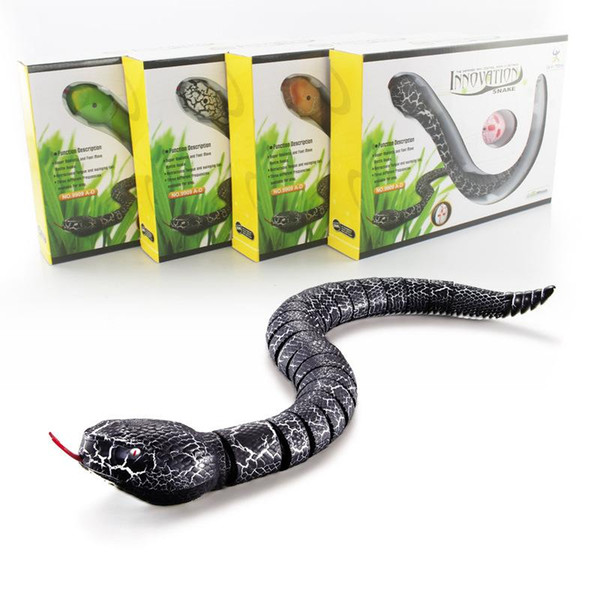 IR RC Animals Rattlesnake Snake Centipede Bionic Reptile 3CH Infrared Remote Radio Control Snakes Chilopod Rattle Snake Tricky Brains Toys